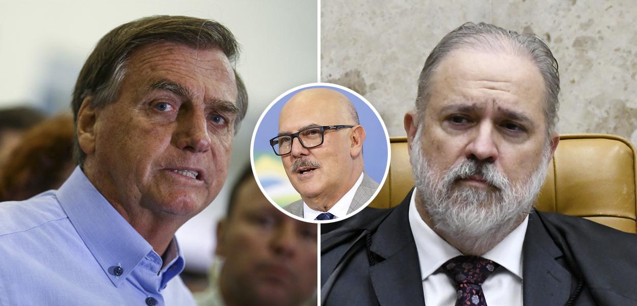 Jair Bolsonaro, Milton Ribeiro e Augusto Aras