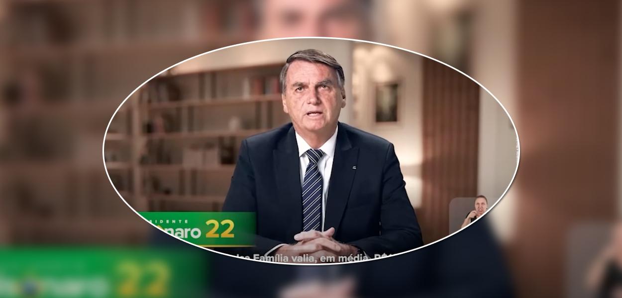 Jair Bolsonaro em programa eleitoral