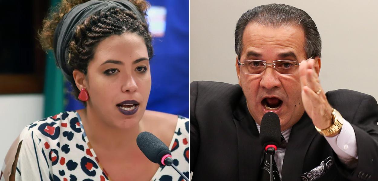 Talíria Petrone e Silas Malafaia