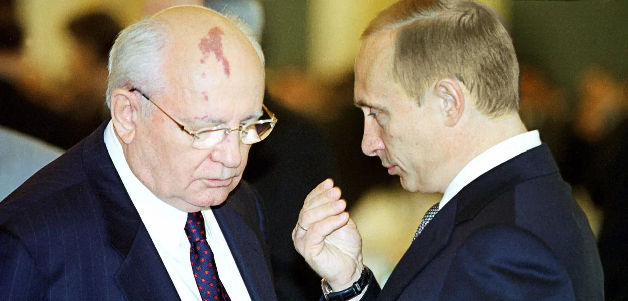 Mikhail Gorbachev e Vladimir Putin