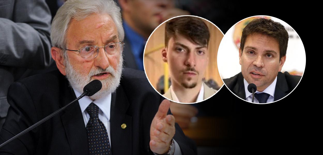 Ivan Valente, Jair Renan Bolsonaro e Alexandre Ramagem