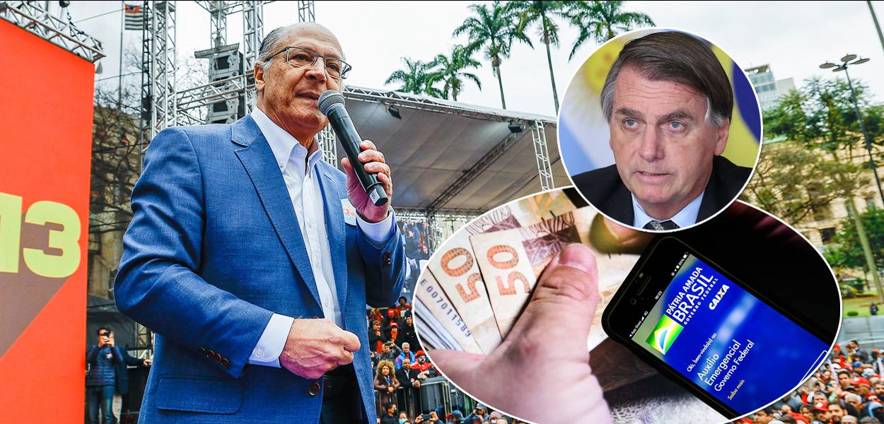 Geraldo Alckmin, Jair Bolsonaro e Auxílio Brasil