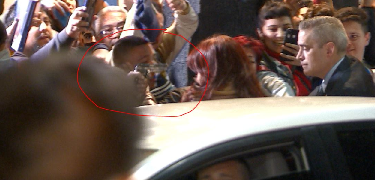 Tentativa de atentado a arma contra Cristina Kirchner