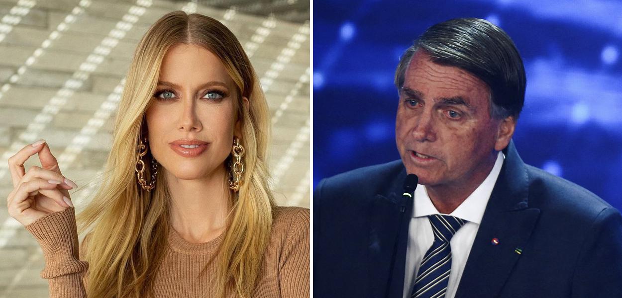 Gabriela Prioli e Jair Bolsonaro