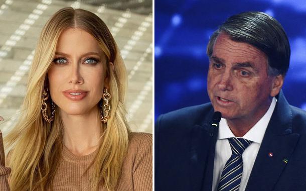 Gabriela Prioli e Jair Bolsonaro