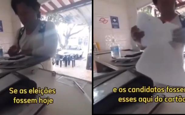 Pesquisador é gravado por bolsonarista e interrompe pesquisa