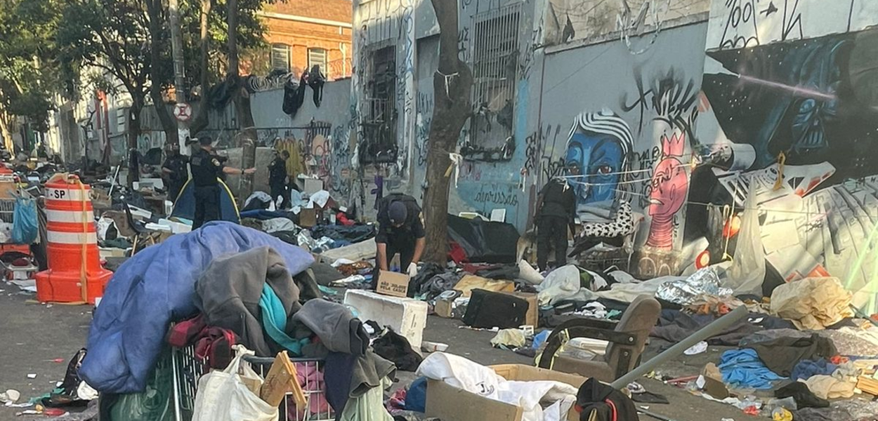 Cracolândia no centro de São Paulo