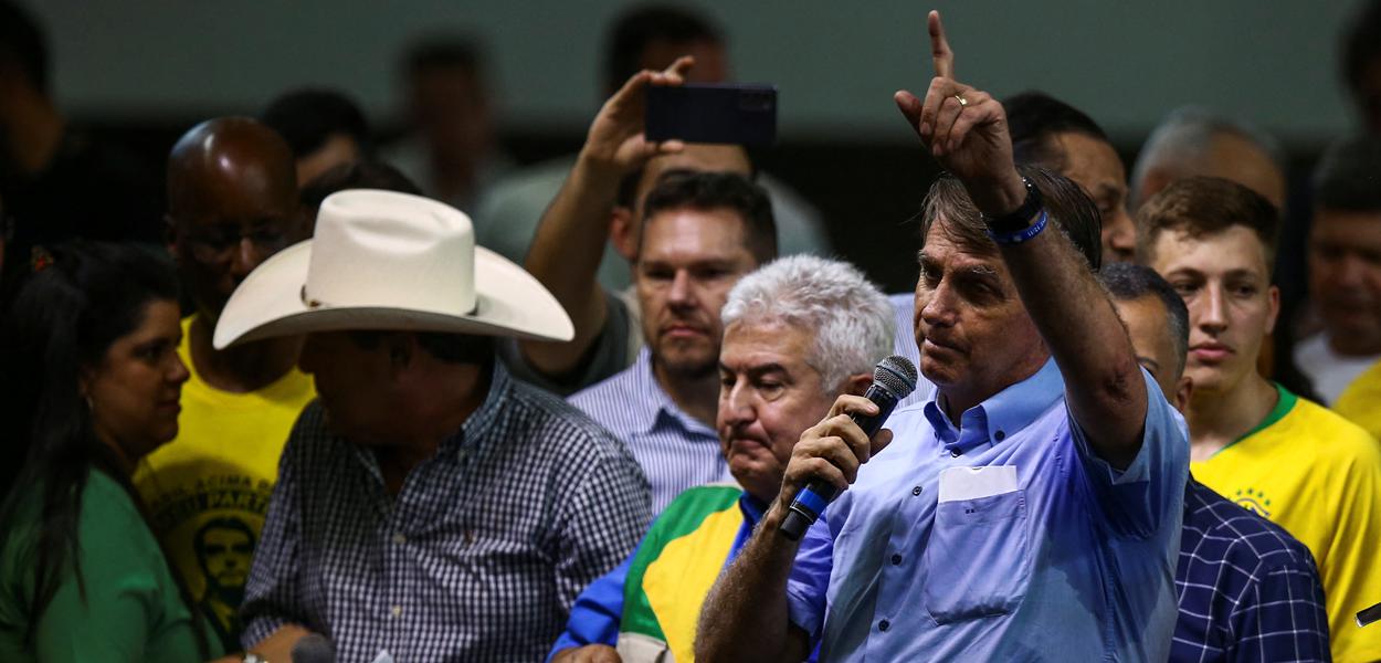 Bolsonaro participa de evento de campanha em São José dos Campos (SP). 18/08/2022