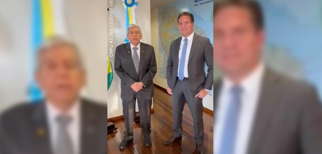 General Augusto Heleno e Alexandre Ramagem