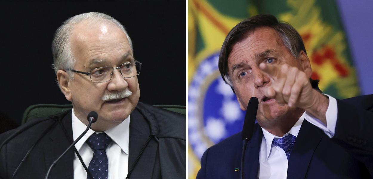 Fachin e Bolsonaro