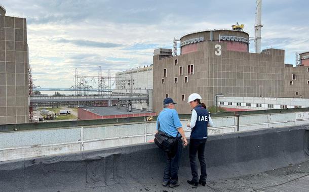 Missão da AIEA visita usina nuclear de Zaporizhzhia