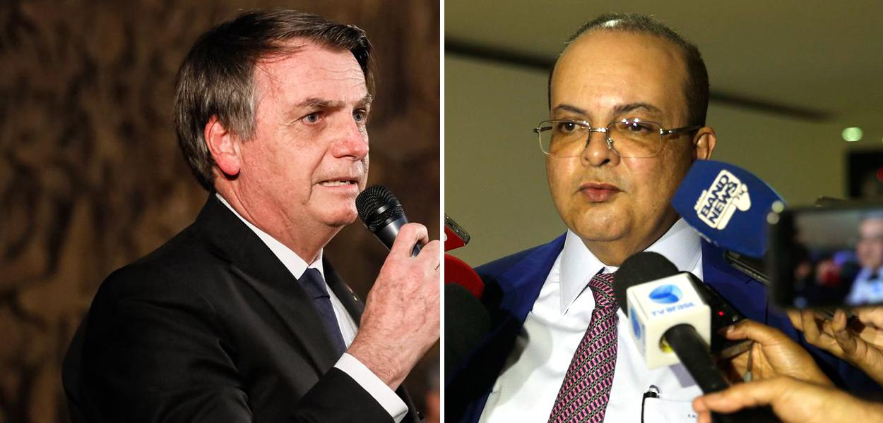 Jair Bolsonaro e Ibaneis Rocha