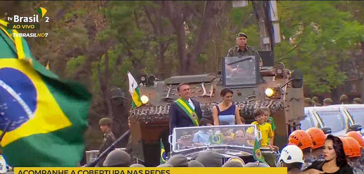 Walter Braga Netto, Jair e Michelle Bolsonaro