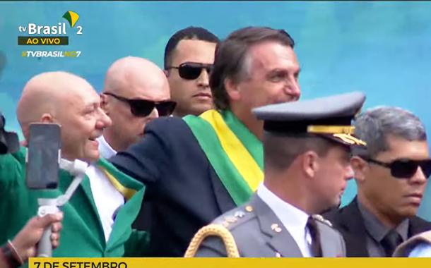 Luciano Hang e Jair Bolsonaro