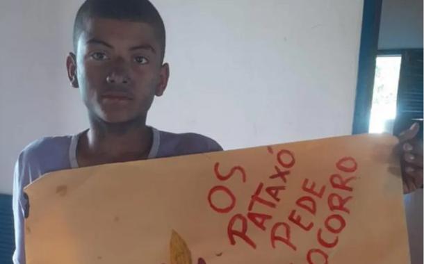 Indígena de 14 anos foi baleado na madrugada de domingo (4). — Foto: Redes sociais