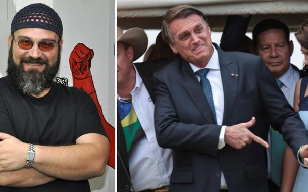 Gustavo Conde e Jair Bolsonaro