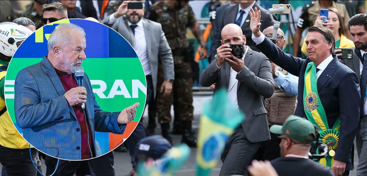 Lula e Jair Bolsonaro