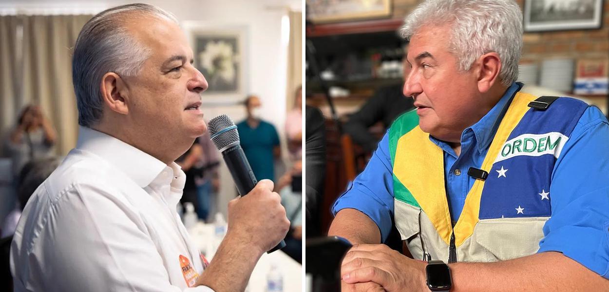 Márcio França e Marcos Pontes (Foto: Reprodução/Facebook) Márcio França e Marcos Pontes