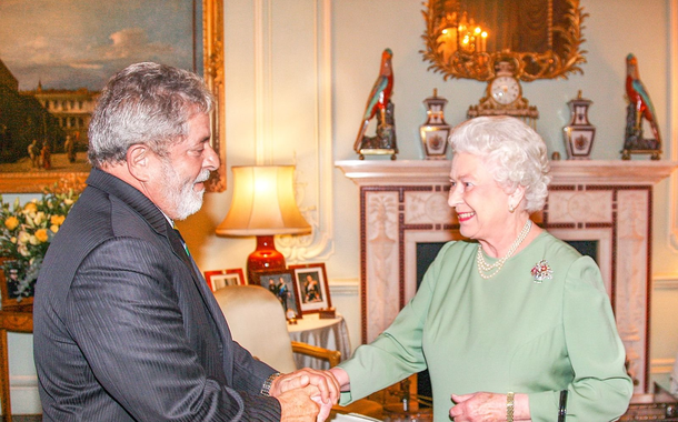 Lula e a Rainha Elizabeth II