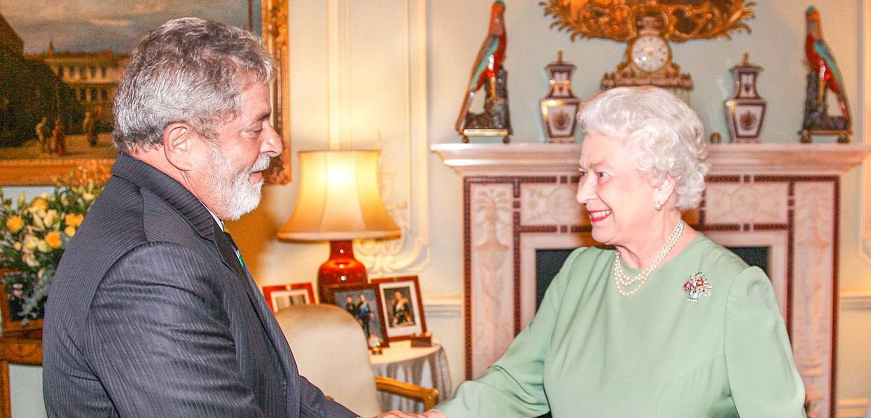 Lula e a Rainha Elizabeth II