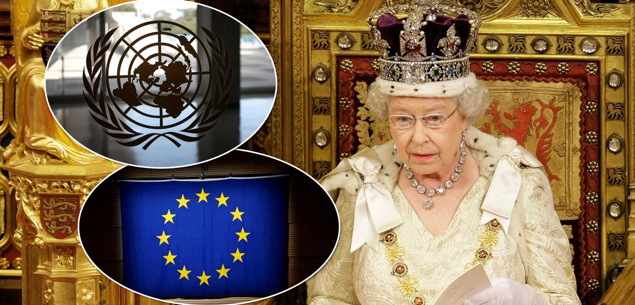 Rainha Elizabeth II, ONU e União Europeia