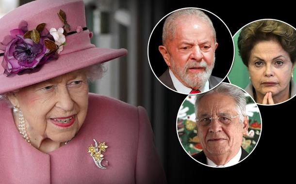 Rainha Elizabeth II, Lula, Dilma Rousseff e Fernando Henrique Cardoso