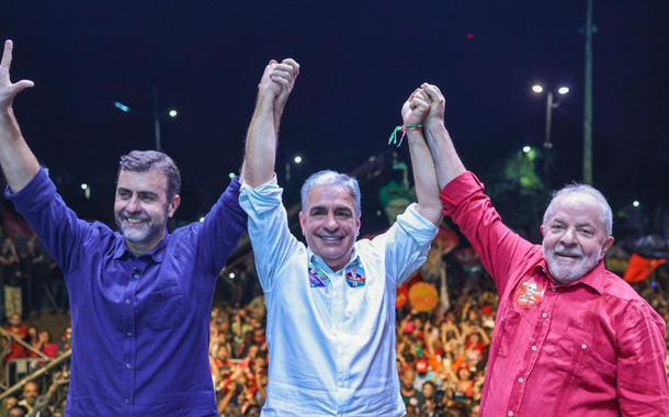 Marcelo Freixo, André Ceciliano e Lula