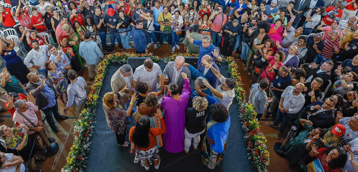 Lula em ato em São Gonçalo, no Rio de Janeiro