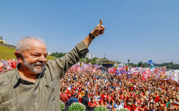 Luiz Inácio Lula da Silva em Taboão da Serra (SP)