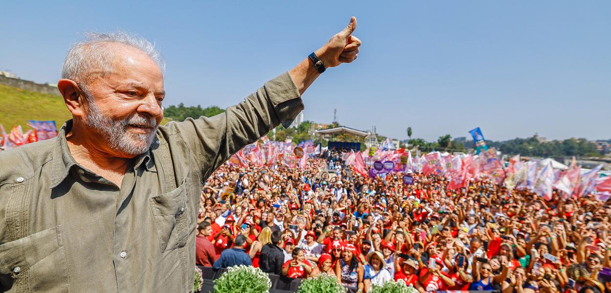 Lula e Alckmin participam do ato Vamos Juntos por São Paulo, em Taboão da Serra. 10.09.2022