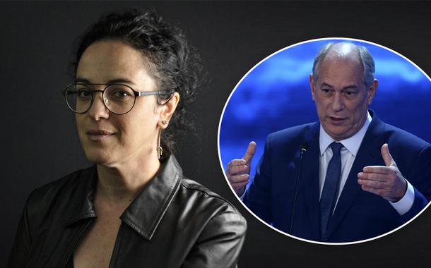 Marcia Tiburi e Ciro Gomes