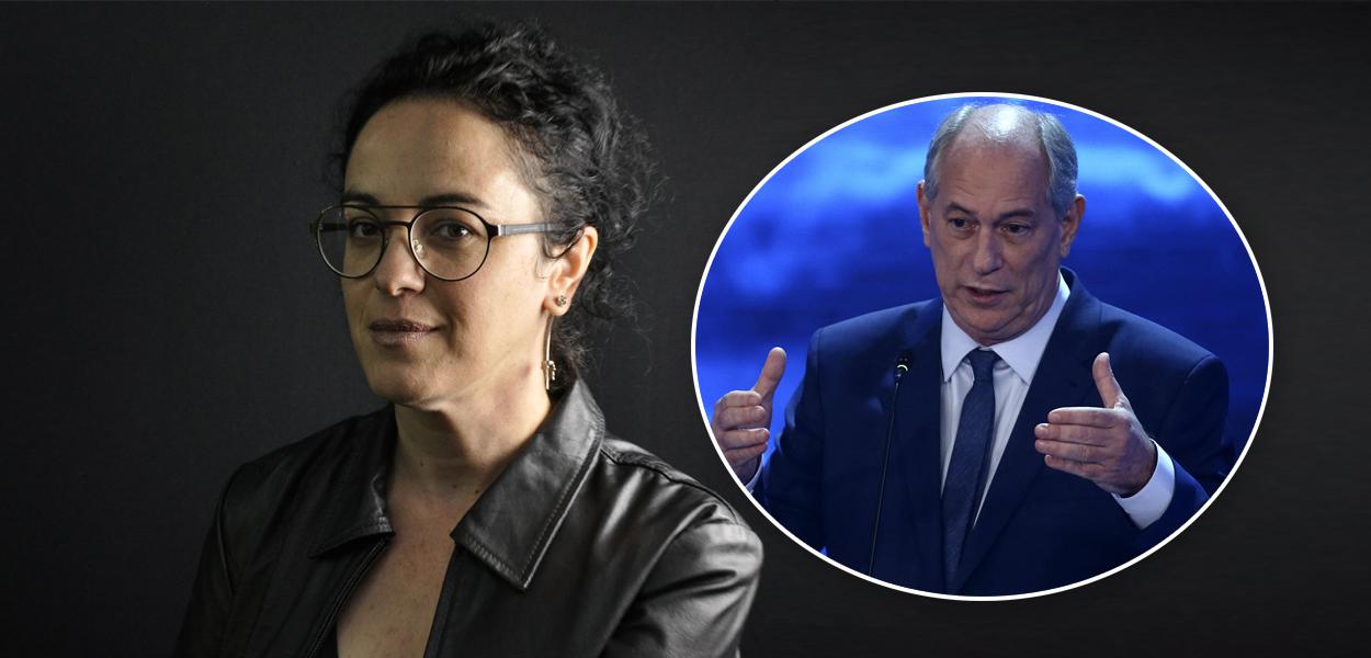 Marcia Tiburi e Ciro Gomes