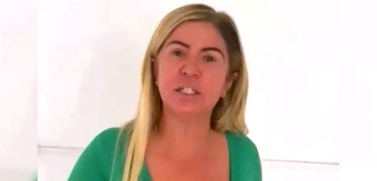 A bolsonarista e candidata a deputada Valdete Miranda