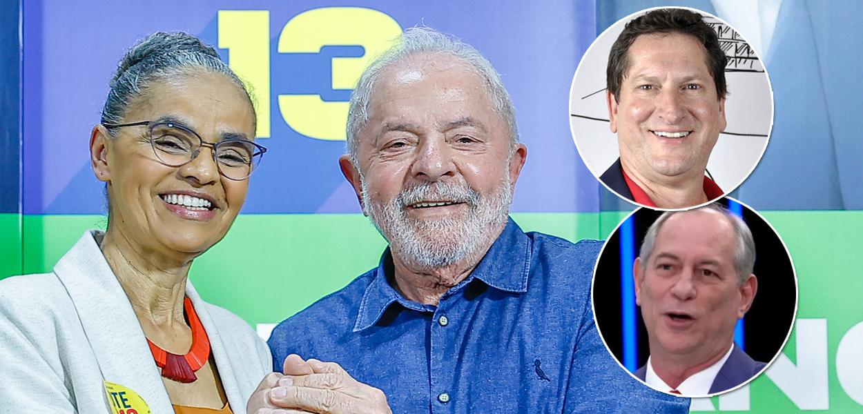 Marina Silva, Lula, Jilmar Tatto e Ciro Gomes