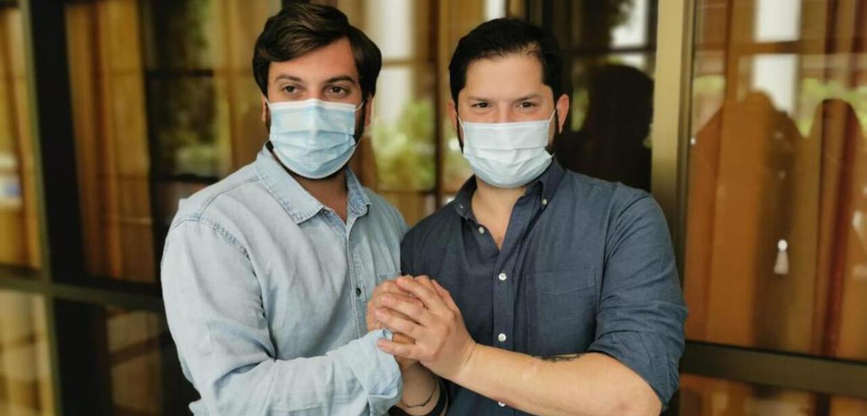 Raúl Soto e Gabriel Boric