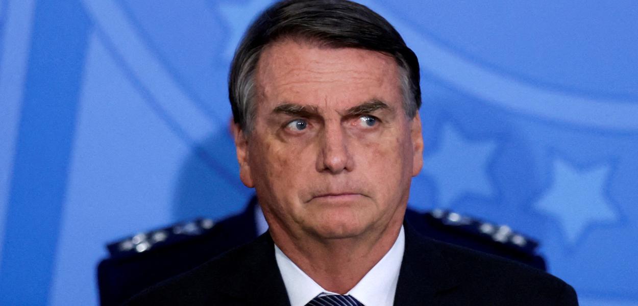 Presidente Jair Bolsonaro durante cerimônia no Palácio do Planalto 04/08/2022