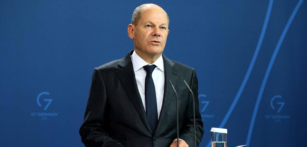 Chanceler alemão Olaf Scholz em Berlim 9/9/2022