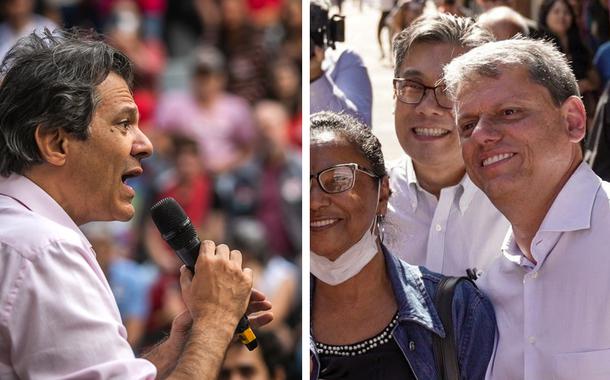 Fernando Haddad e Tarcísio de Freitas