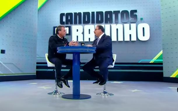 Jair Bolsonaro e o apresentador Ratinho