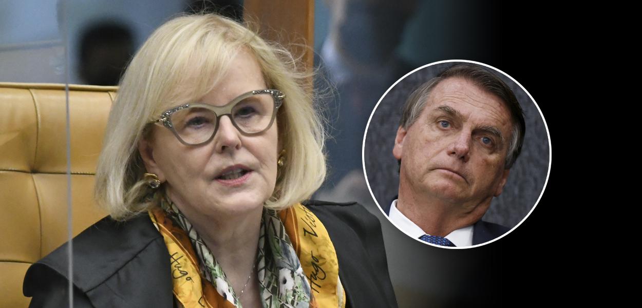 Rosa Weber e Bolsonaro