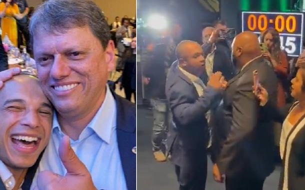 Tarcísio de Freitas e Douglas Garcia