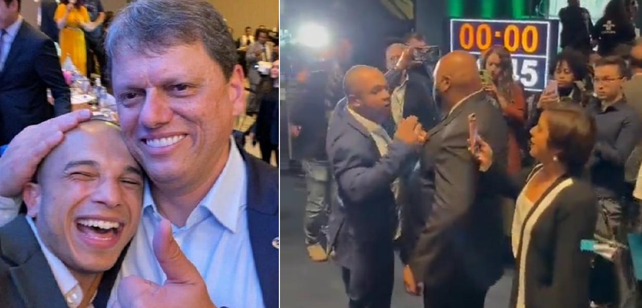 Tarcísio de Freitas e Douglas Garcia