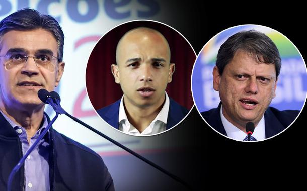 Rodrigo Garcia, Douglas Garcia e Tarcísio de Freitas