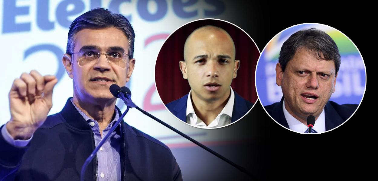 Rodrigo Garcia, Douglas Garcia e Tarcísio de Freitas