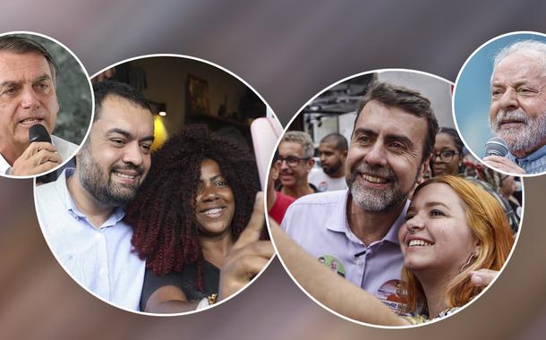 Bolsonaro, Cláudio Castro, Marcelo Freixo e Lula