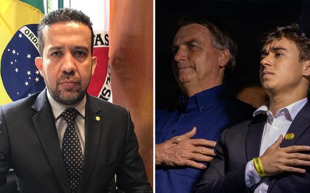 Janones e Nikolas Ferreira com Bolsonaro