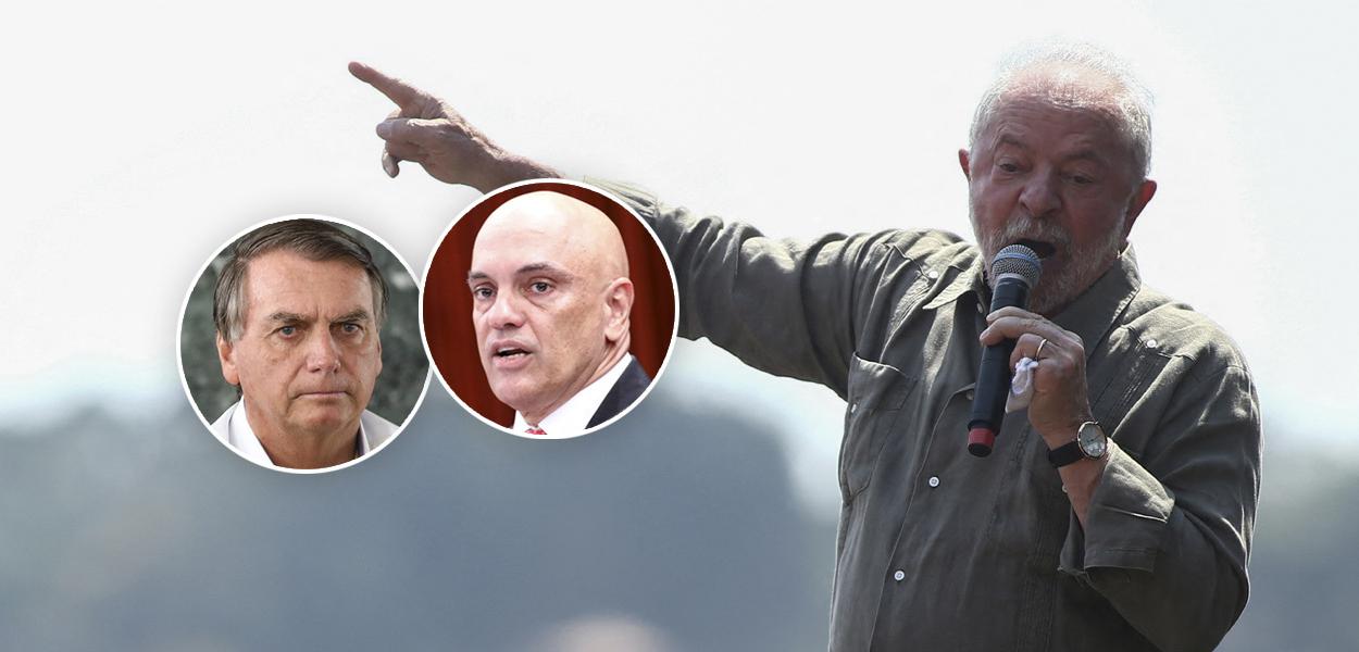 Jair Bolsonaro, Alexandre de Moraes e Lula