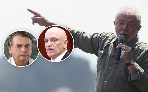 Jair Bolsonaro, Alexandre de Moraes e Lula