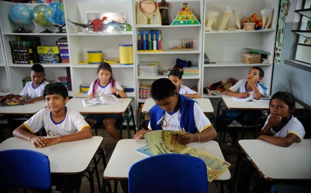 Crianças na escola