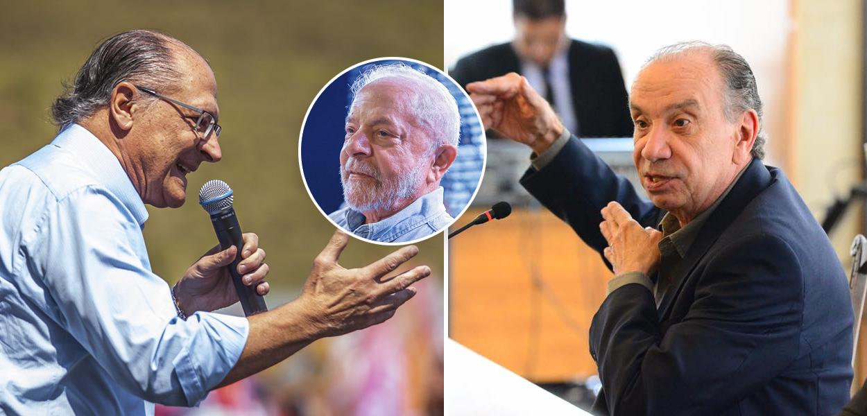 Geraldo Alckmin, Lula e Aloysio Nunes